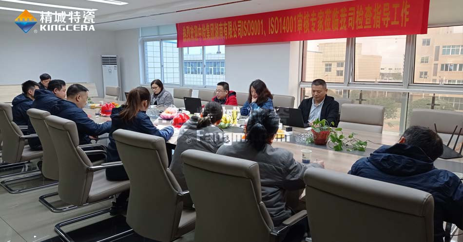 精城特瓷ISO14001環境管理體系認證評估審核