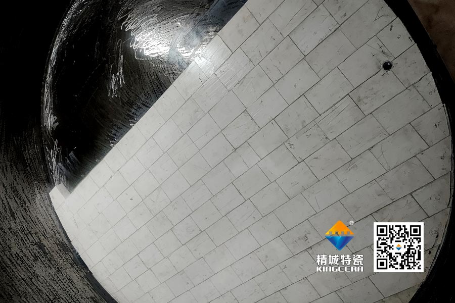 內襯陶瓷球磨機_球磨機陶瓷襯板