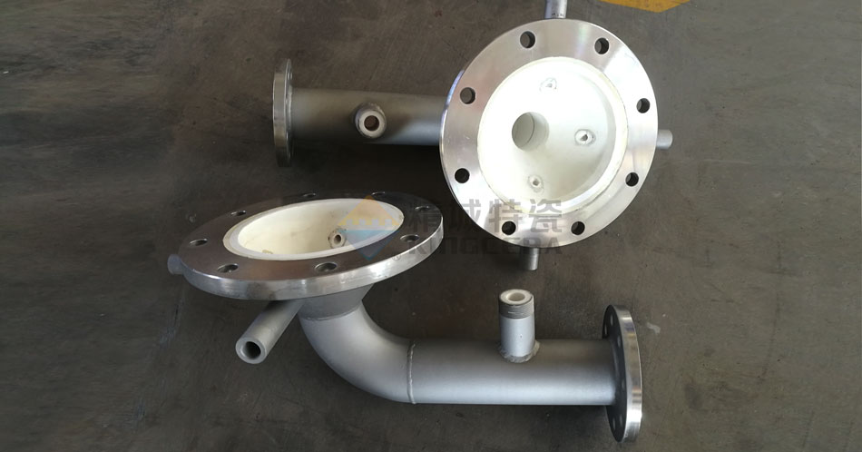 鋰電池行業耐磨陶瓷進料管-增壓管